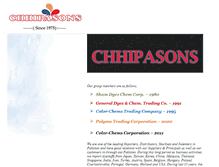 Tablet Screenshot of chhipasons.com